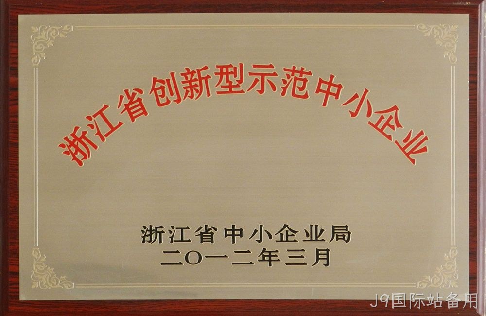 浙江省创新型示范中小企业